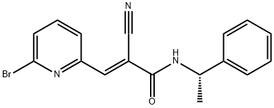 857064-38-1  (2E)-3-(6-溴-2-吡啶基)-2-氰基-N-[(1S)-1-苯基乙基]-2-丙烯酰胺   WP1066