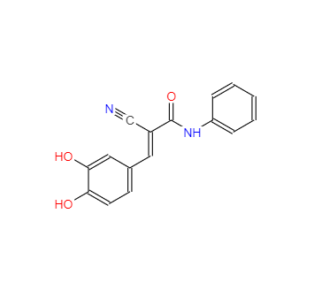 CAS：133550-35-3，(E)-2-氰基-3-(3,4-二羥基苯基)-N-苯基丙烯酰胺