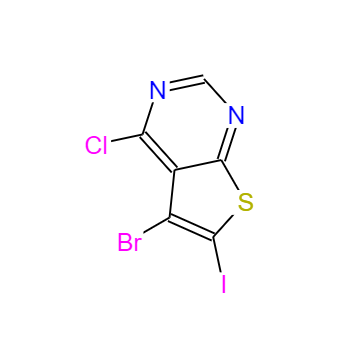 CAS：1799610-89-1，5-溴-4-氯-6-碘代噻吩并[2,3-d]嘧啶