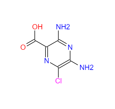 CAS：4878-36-8，3,5-二氨基-6-氯-吡嗪-2-羧酸 