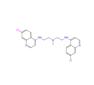 CAS：1391426-22-4，N2-(7-氯-4-喹啉基)-N1-[2-[(7-氯-4-喹啉基)氨基]乙基]-N1-甲基-1,2-乙二胺