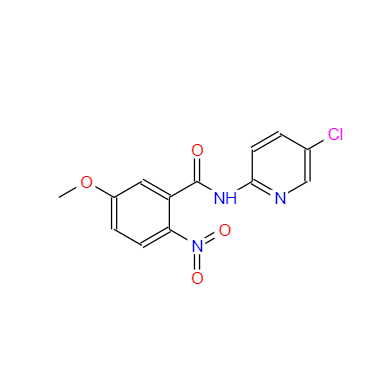 CAS：280773-16-2，N-(5-氯-2-吡啶基)-5-甲氧基-2-硝基苯甲酰胺 