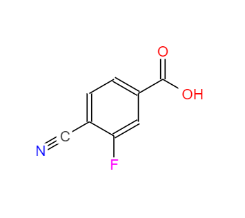 CAS：176508-81-9，4-氰基-3-氟苯甲酸 