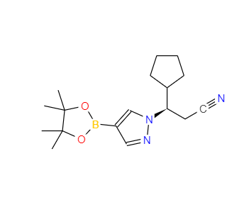 CAS：1146629-84-6，(BETAR)-BETA-環(huán)戊基-4-(4,4,5,5-四甲基-1,3,2-二氧雜硼雜環(huán)戊烷-2-基)-1H-吡唑-1-丙腈