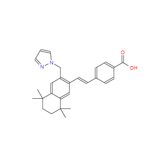 CAS：410528-02-8，4-[(1E)-2-[5,6,7,8-四氫-5,5,8,8-四甲基-3-(1H-吡唑-1-基甲基)-2-萘基]乙烯基]苯甲酸 