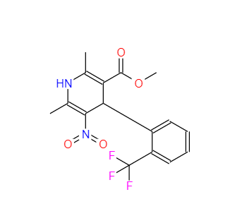 CAS：71145-03-4，1,4-二氫-2,6-二甲基-5-硝基-4-(2-三氟甲基苯基)吡啶-3-羧酸甲酯 