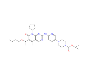 CAS：866084-31-3，2-甲基-2-丙基-4-(6 - {[8-環(huán)戊基-5-甲基-7-氧代-6-(1-丁氧乙烯基)-7,8-二氫吡啶并[2,3-D]嘧啶-2-基]氨基} -3-吡啶基)-1-