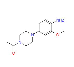 CAS：1021426-42-5，1-[4-(4-氨基-3-甲氧基苯基)哌嗪-1-基]乙-1-酮 